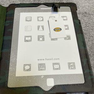 Fossil Authentic Long Bunker TABLET Camo Cover GREEN SML1087346